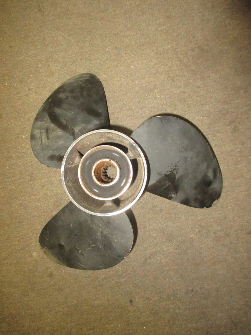 Johnson Evinrude 150hp 175hp 2 stroke outboard stainless propeller 13 7/8 x 15
