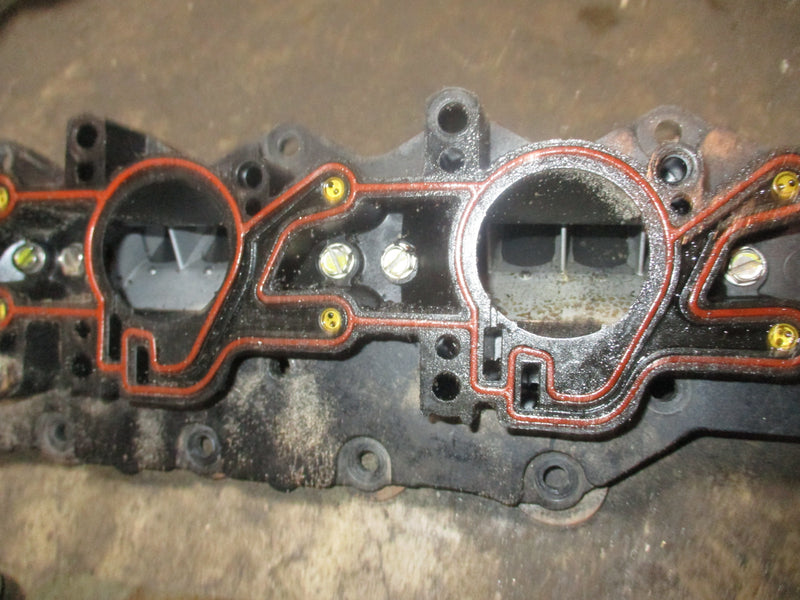 Evinrude Ocean Pro 175hp outboard intake manifold w/ reeds (433241)