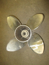 Load image into Gallery viewer, Mercury Vensura 150-200hp outboard COUNTER stainless propeller 48-825901 14x19P
