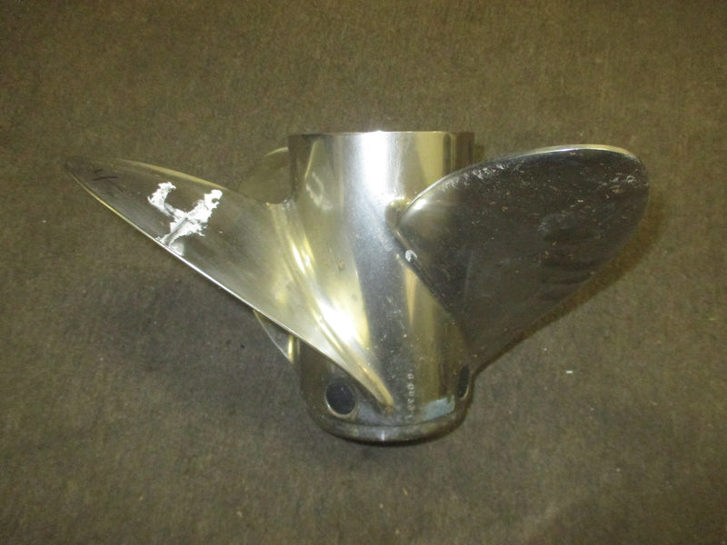 Mercury Vensura 150-200hp outboard COUNTER stainless propeller 48-825901 14x19P