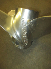 Load image into Gallery viewer, Mercury Vensura 150-200hp outboard COUNTER stainless propeller 48-825901 14x19P
