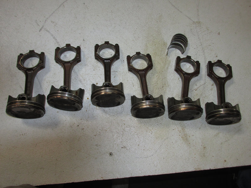 Yamaha 250hp 3.3L 4 Stroke Outboard Piston and Rod Set of 6 (6P2-01)