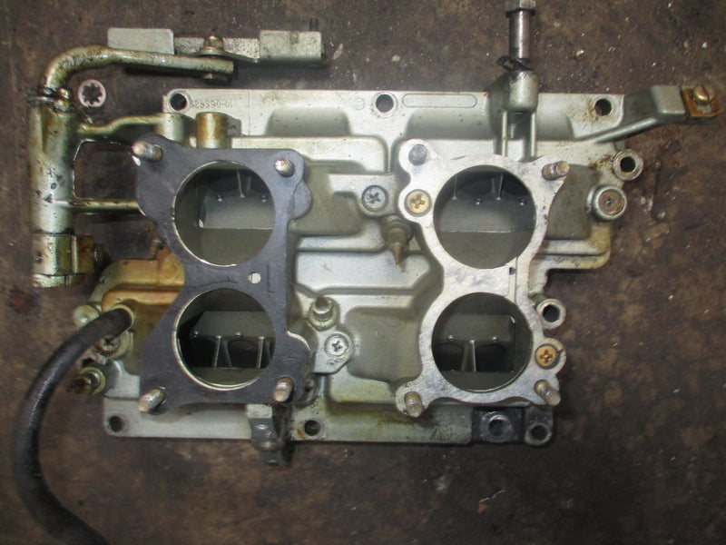 Evinrude 115hp outboard intake manifold w/ reeds (325590)