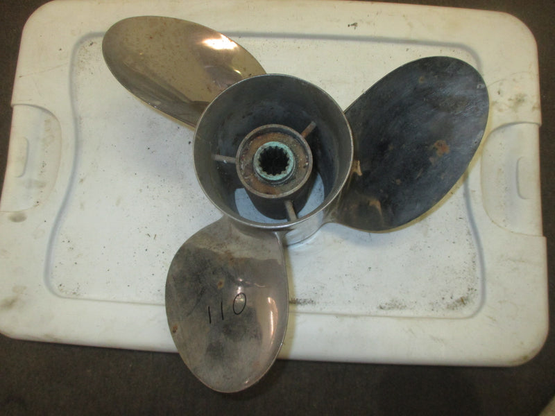 Suzuki DF150 DF175 outboard stainless propeller 14 1/4 x 22P