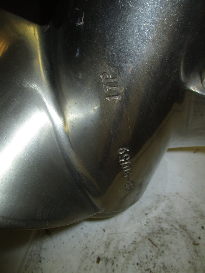 Mercury Mirage Plus Counter Rotation Stainless Propeller (48-90159) (17P) no hub