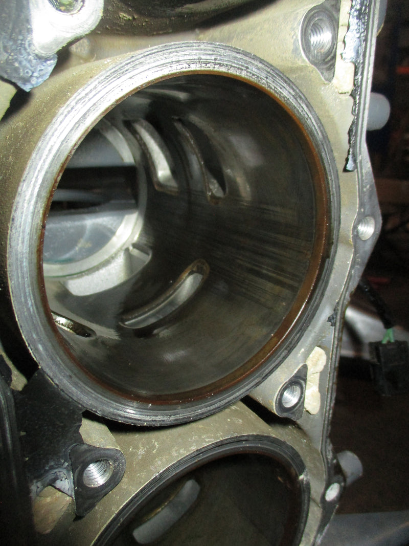 Yamaha 150hp HPDI outboard crankcase block