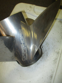 Load image into Gallery viewer, Mercury Offshore 4 blade stainless propeller 48-825900A46 19P NO HUB
