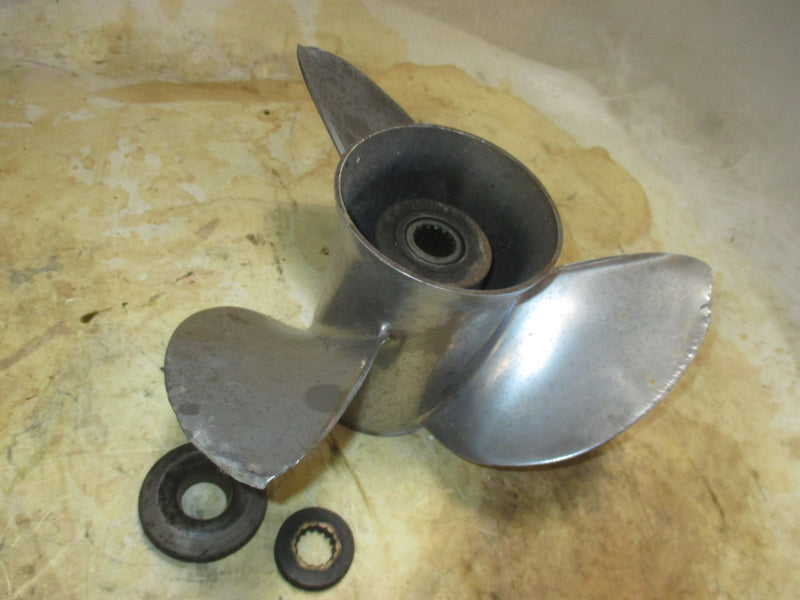 Johnson 150hp ocean runner outboard viper stainless propeller 176627 (14.3/4x19)