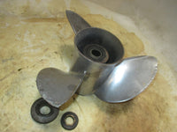 Load image into Gallery viewer, Johnson 150hp ocean runner outboard viper stainless propeller 176627 (14.3/4x19)
