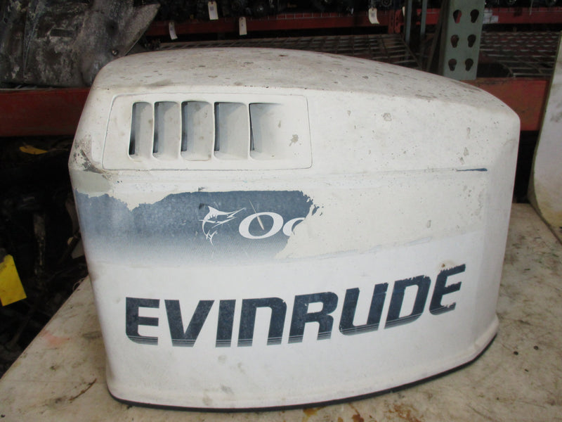 Evinrude 175hp ocean pro 2 stroke outboard top cowling