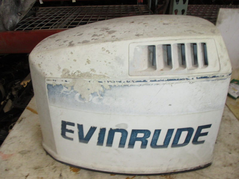 Evinrude 175hp ocean pro 2 stroke outboard top cowling