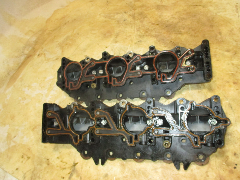 Evinrude 175hp ocean pro 2 stroke outboard intake manifold with reeds (317739)