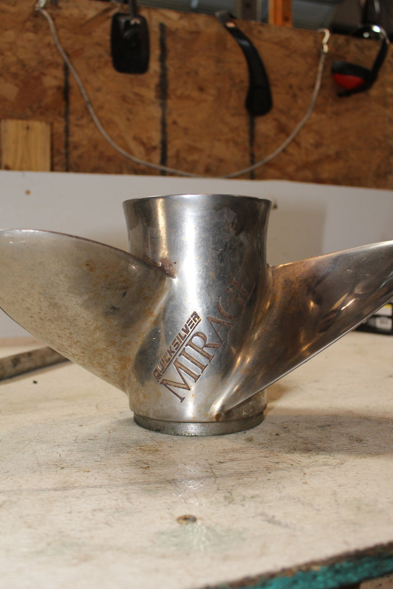 Mercury Optimax 150hp 2 Stroke Outboard Mirage Stainless Propeller