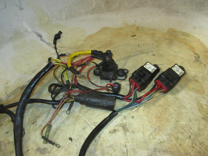Mercury 75hp 2 stroke outboard engine wiring harness with trim relays