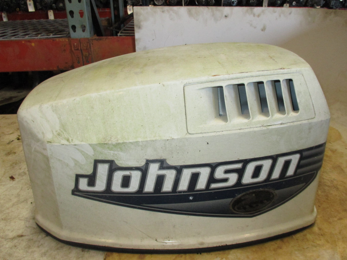 Johnson 115hp ocean pro 2 stroke outboard top cowling