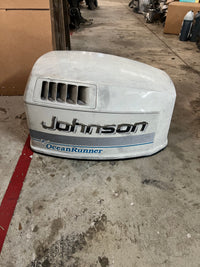 Load image into Gallery viewer, Johnson 115hp Ocean Pro 2 stroke outboard top cowling
