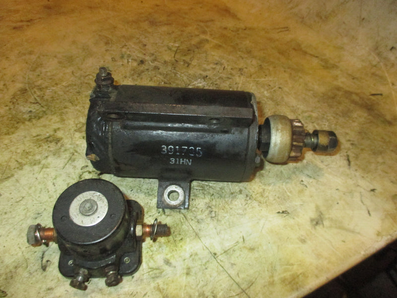 Evinrude 70hp 2 stroke outboard Starter and Relay (391735)