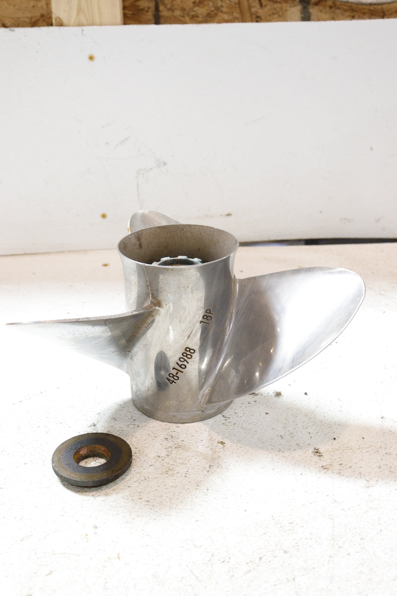 Mercury 115HP 4 Stroke Outboard Vengeance Stainless Propeller (48-16988-18P)