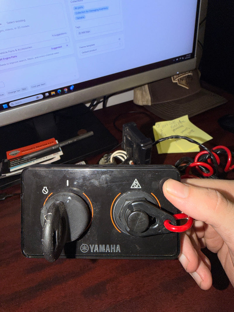 Yamaha outboard 6x6 Key Ignition switch/Start Stop