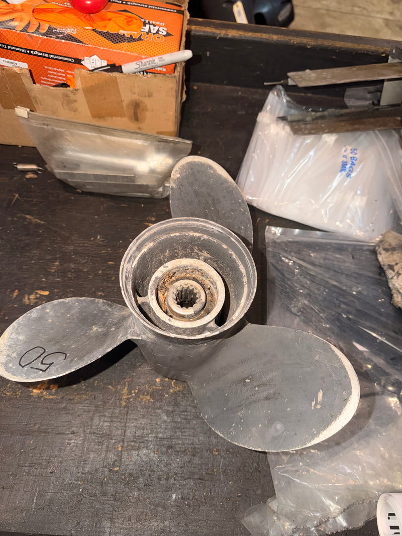 Michigan 13 Spline Johnson 90/115HP Aluminum Propeller