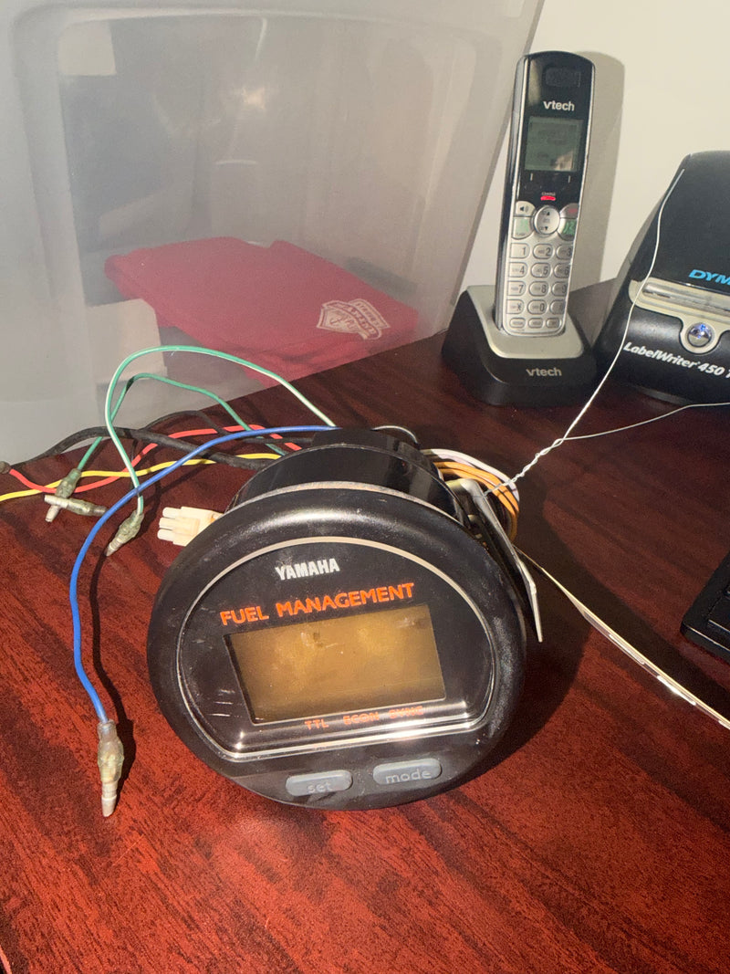 Yamaha 225hp 4 Stroke Outboard Digital Fuel Management gauge (6Y5)