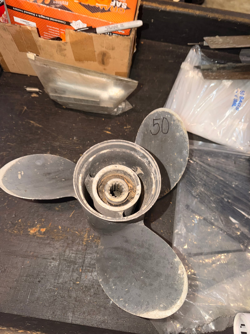 Michigan 13 Spline Johnson 90/115HP Aluminum Propeller