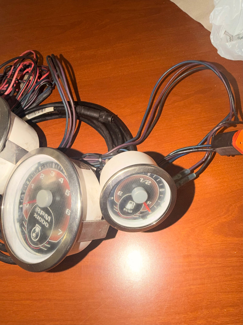 Evinrude Etec G2 250hp H0 2 Stroke Outboard Gauge set