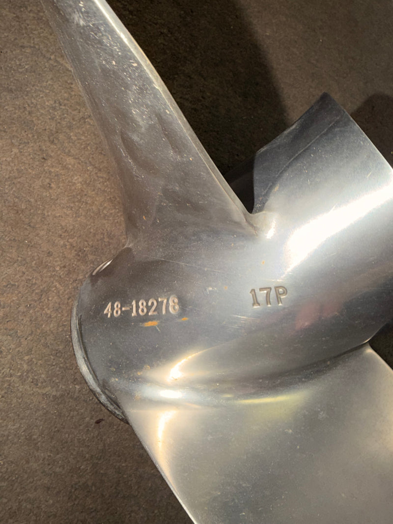Mercury Outboard Mirage Plus Stainless Steel Prop (48-18278-17P)