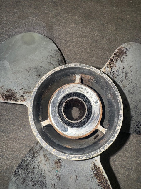 Yamaha 40/50hp outboard Stainless propellor (11 3/4 x12-C) SPUN HUB