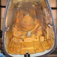 Evinrude ETEC 225hp outboard top cowling