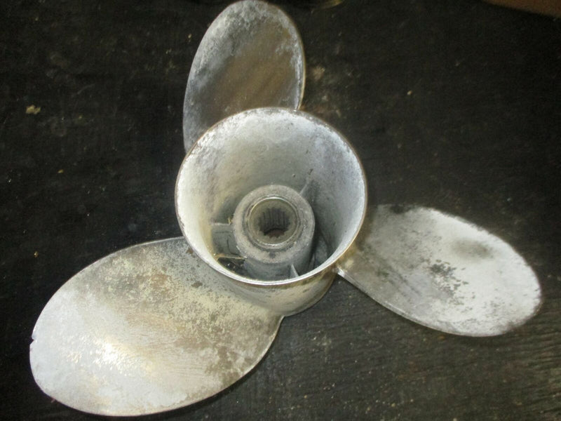 Mercury mirage outboard counter stainless steel propeller 48-13703 21P