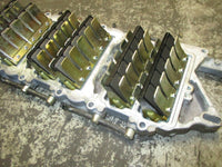 Load image into Gallery viewer, 2000 Yamaha 200hp 2-stroke outboard intake manifold with reeds 65l-13610-01
