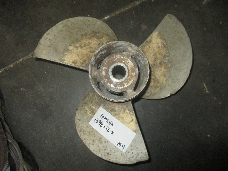 Yamaha outboard alluminum propeller 13 5/8 by 13-K