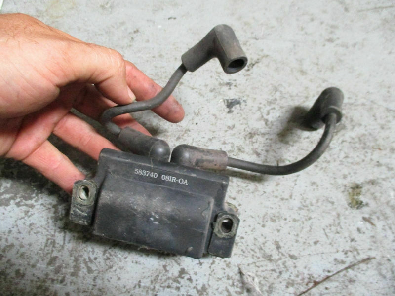1993 Evinrude 55hp 2 stroke outboard Dual ignition coil 583740