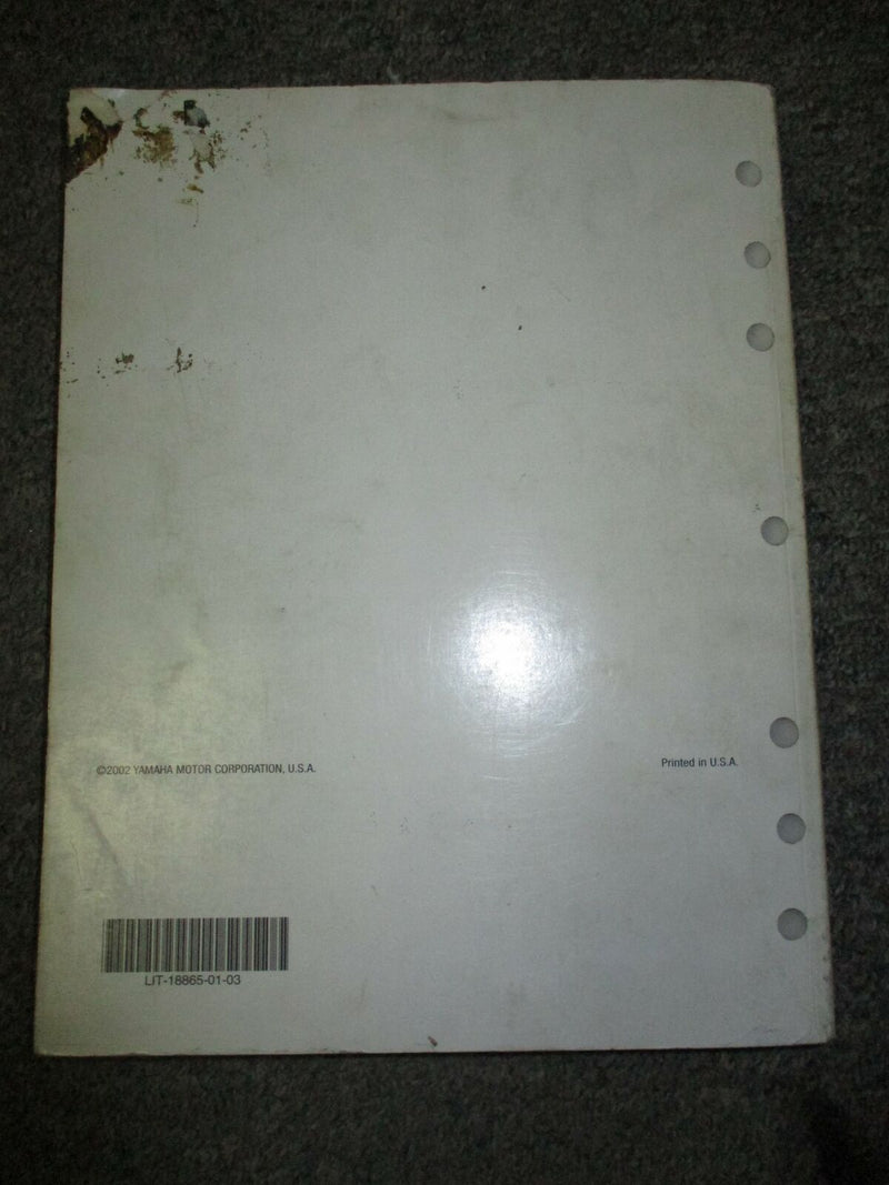 Yamaha 2003 Marine Technical Guide [LIT-18865-01-03]