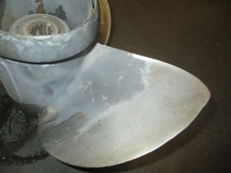 Johnson Evinrude outboard stainless steel propeller 90-115 hp.