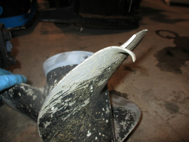 Johnson 115hp 2 stroke outboard aluminum propeller 14 1/2 by 19