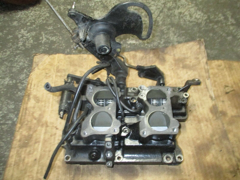 1995 Evinrude 88hp special outboard intake manifold with reeds 186549