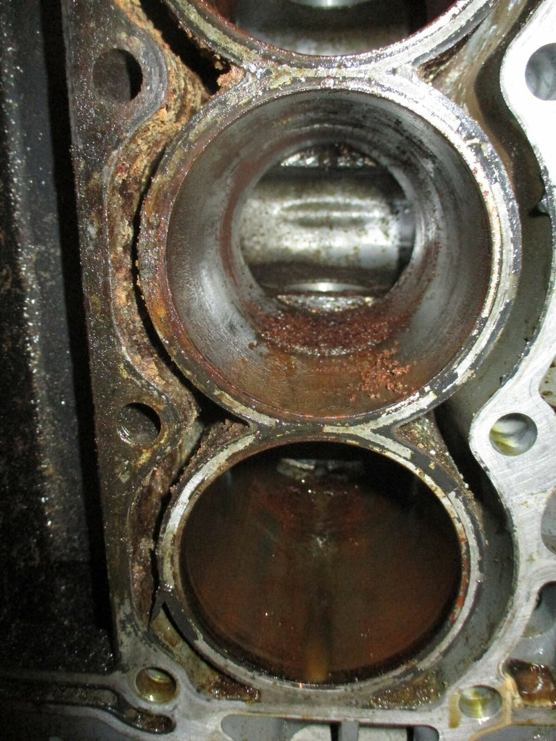 Honda BF130A 130hp outboard crankcase block