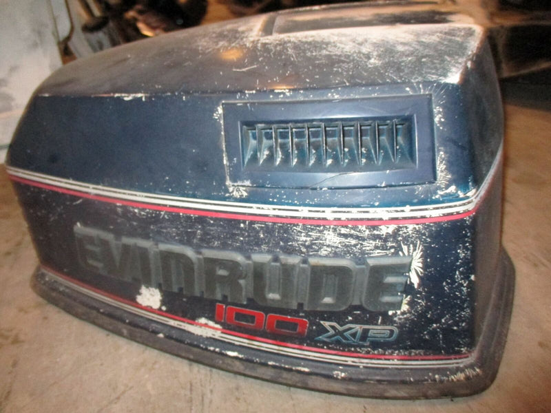 Evinrude 100hp 2 stroke outboard top cowl