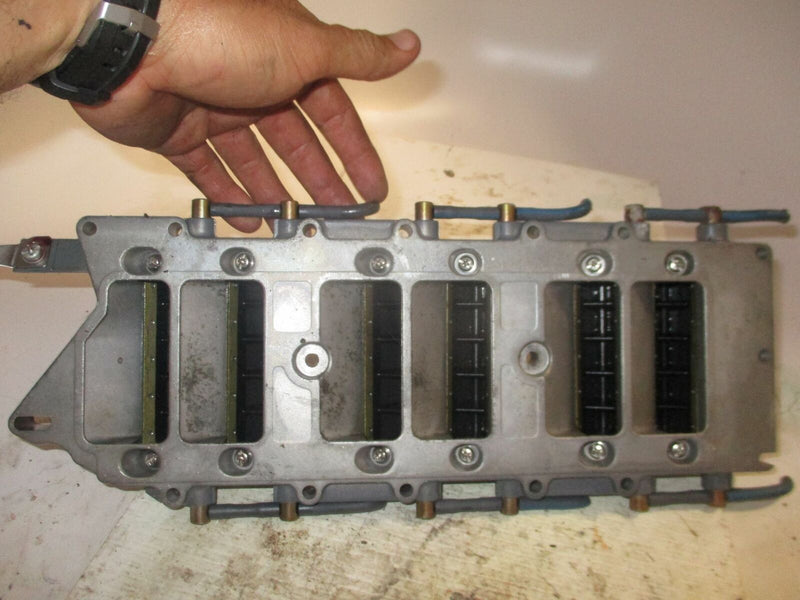 Yamaha HPDI 200hp outboard intake manifold with reed valves (65L-13610-01-00)
