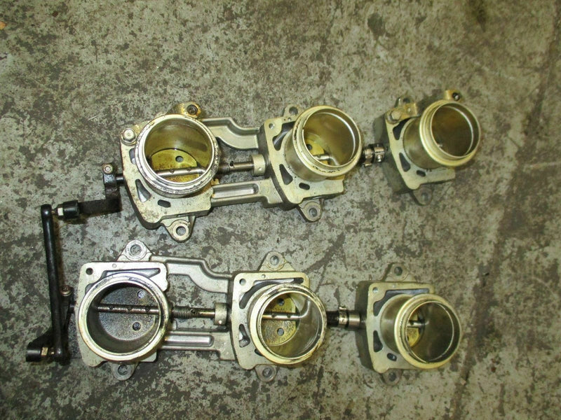 2001 Evinrude 250hp Ficht outboard throttle body set 5004248