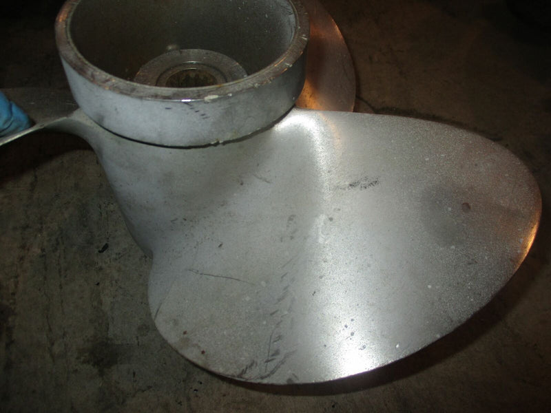 Outboard Michigan stainless steel propeller 13 1/4 by 15 (SS0-515)