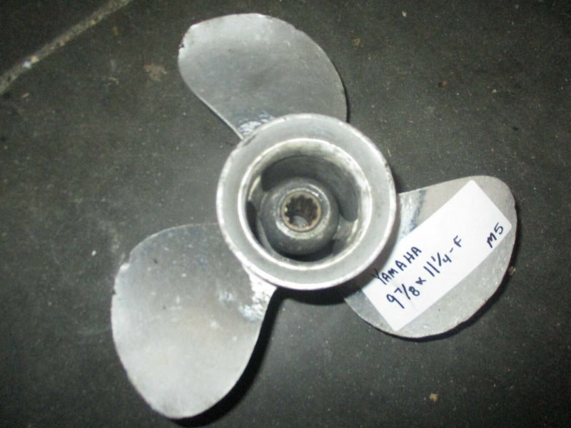 Yamaha outboard alluminum propeller 9 7/8 by 11 1/4-F