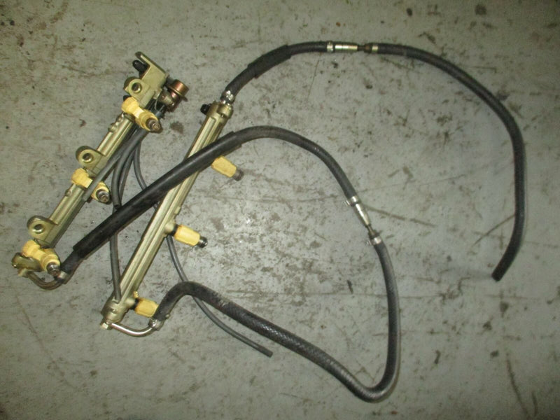 Yamaha 225hp 4 stroke outboard fuel rail with injector set (69J-13160-00-00)