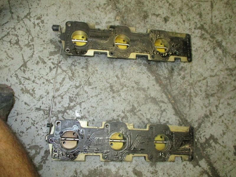 2000 Evinrude 175hp Ficht outboard throttle body set 5000177 5001237