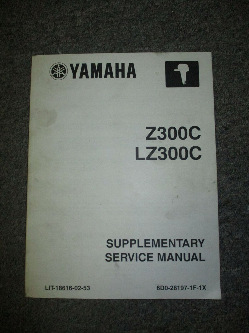 Yamaha Z300C LZ300C Supplementary Service Manual [LIT-18616-02-53]