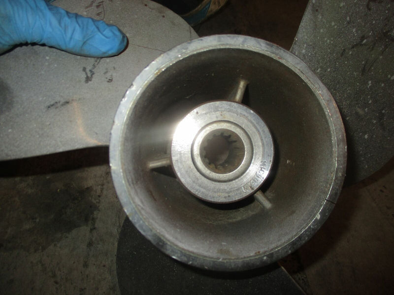 Outboard Michigan stainless steel propeller 13 1/4 by 15 (SS0-515)