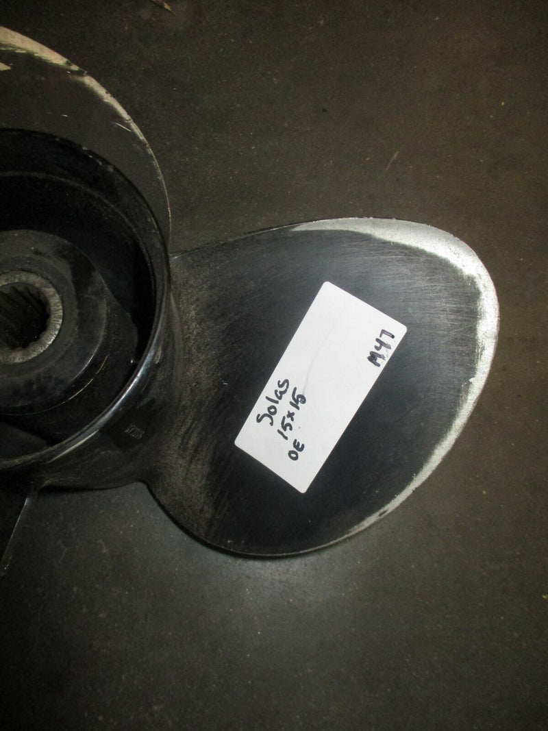 Solas outboard propeller 15 by 15 OE