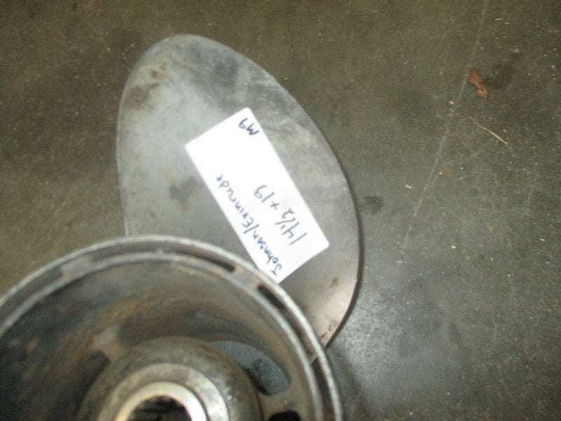Johnson Evinrude outboard stainless steel propeller 14 1/2 by 19